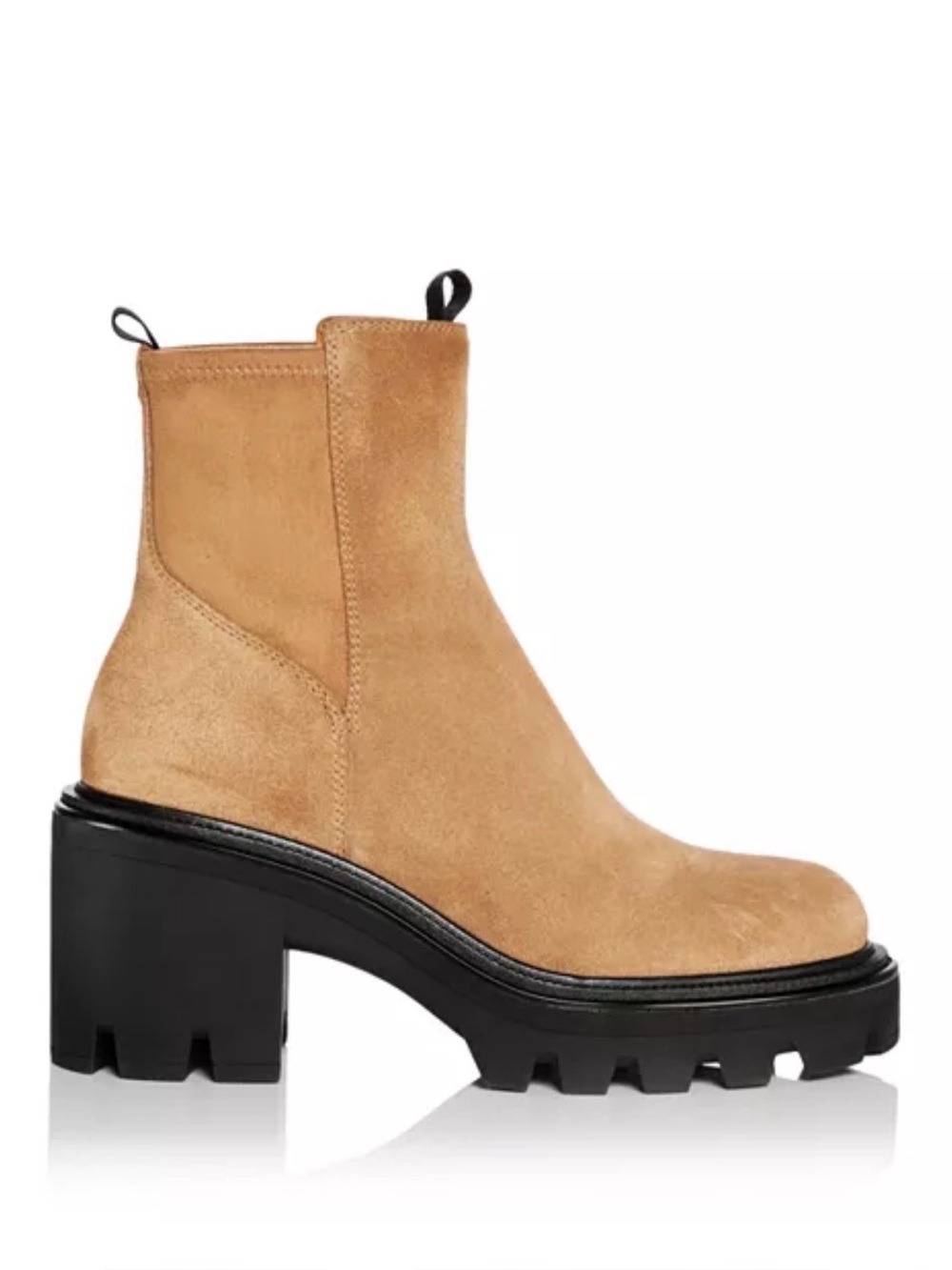 Rag & Bone Quinn Chelsea Boots EU 40 Tan Leather Lug Sole Platform $478
